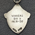 1899 British Antique Pure Silver (925 Silver) Double Albert Chain 57g Medal Fob